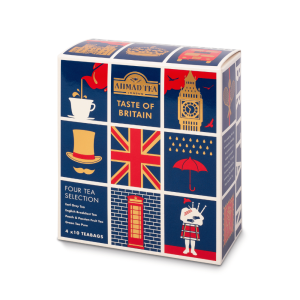 Zestaw herbat Ahmad Tea Taste of Britain kopert - 4 smaki po 10 torebek