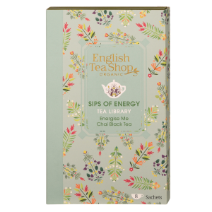 Herbata English Tea Shop Tea Library Sips Of Energy - Zestaw 8 saszetek