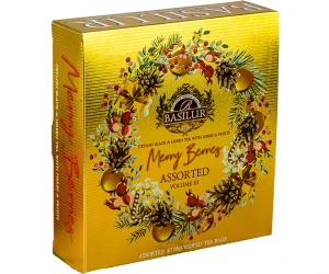 Zestaw Herbat Basilur Merry Berries Vol.III  40 kopert - 4 rodzaje świątecznych smaków 