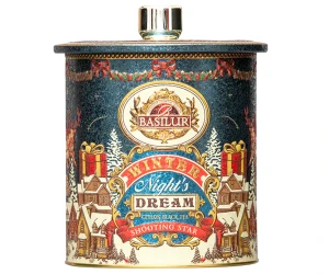 Herbata Basilur Nights Dream Shooting Star 30x2g puszka - czarna o smaku waty cukrowej 