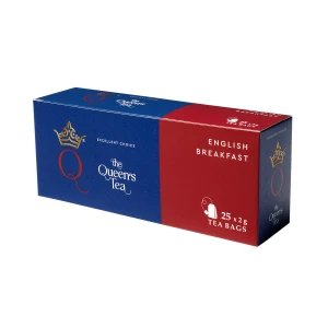 Herbata The  Queen's Tea English Breakfast Tea 25x2g - czarna śniadaniowa 