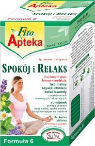 Herbata Ziołowa Malwa Fito Apteka Spokój i Relaks- 20 torebek  