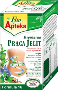 Herbata Ziołowa Malwa Fito Apteka Regularna Praca Jelit- 20 torebek 
