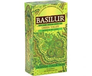 Herbata Basilur Oriental Collection Green Valley 25x1,5g w torebkach - zielona Fannings 