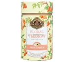 Herbata Basilur Floral Harmony Velvet Peach 75g w tubie - liściasta zielona o smaku moreli i brzoskwini