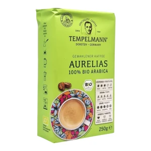 Kawa Tempelmann Aurelias 250g mielona- 100% Bio Arabica 
