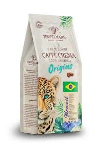 Kawa Tempelmann Caffe Crema Origins Brazil 1kg ziarnista- 100% Arabica Brazylijska