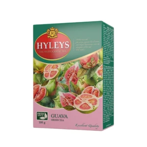 Herbata Hyleys Guava 100g - liściasta zielona o smaku gujawy