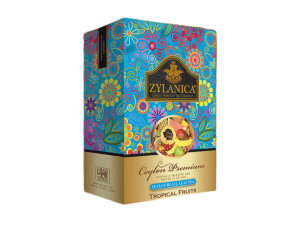 Herbata Czarna Zylanica Ceylon Premium Black Tea Tropical Fruits 100g - liściasta z owocami tropikalnymi