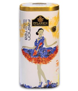 Herbata Zylanica Fashion Collection Cornflower & Safflower 100% Natural 100g - czarna z bławatkiem i krokoszem