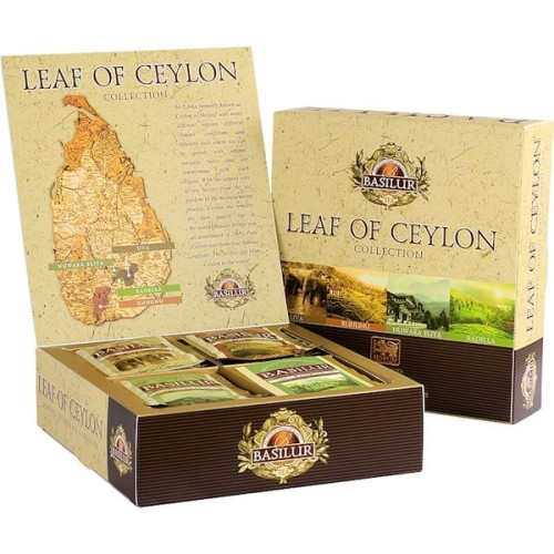 Basilur Leaf of Ceylon - zestaw herbat cejlonskich 40x2g
