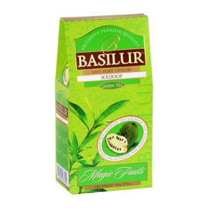 Herbata Basilur Magic Fruits Soursop 100g stożek- zielona z flaszowcem i kiwi