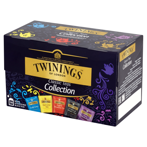 Herbata Twinings Classic Collection 20x2g - czarna kolekcja, zestaw 5 smaków w kopertach